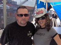 The ultimate sponsor & the gorgeous Jack Dainiels girl