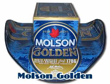 Molson Golden Beer Hat